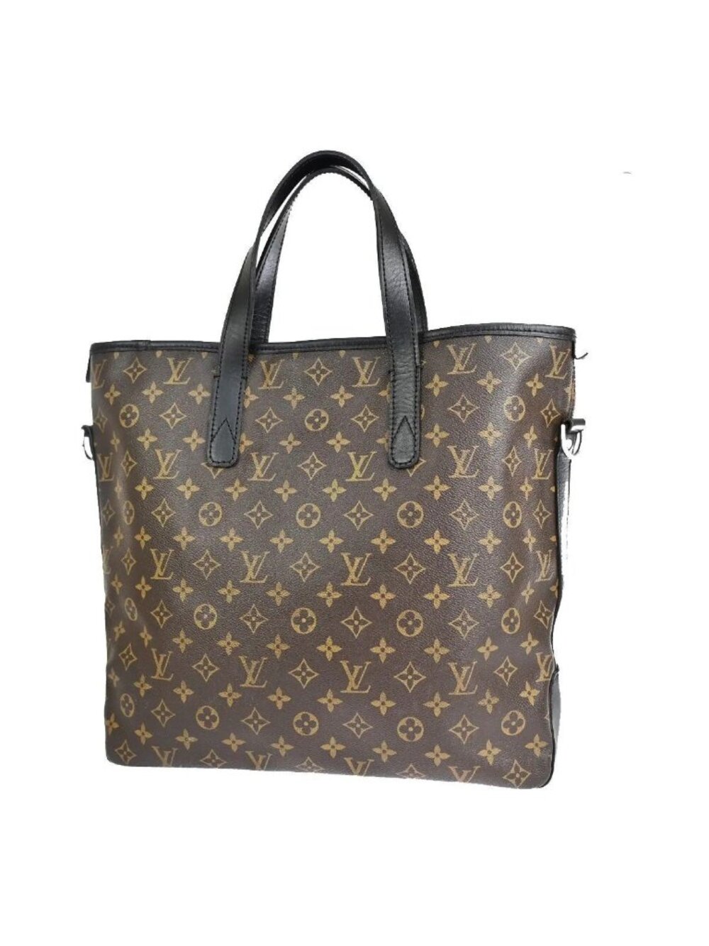 Louis Vuitton Tote Divis Macassar Black Brown Monogram